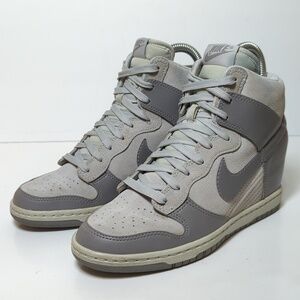 Nike Dunk Sky Hi Canyon Gray Hidden Wedge sneakers womans size 7